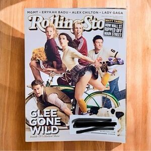 Rolling Stone Magazine featuring the cast of Glee